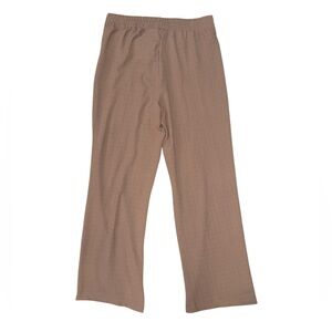 Love scarlet tan flowy elastic waistband pants women’s size large